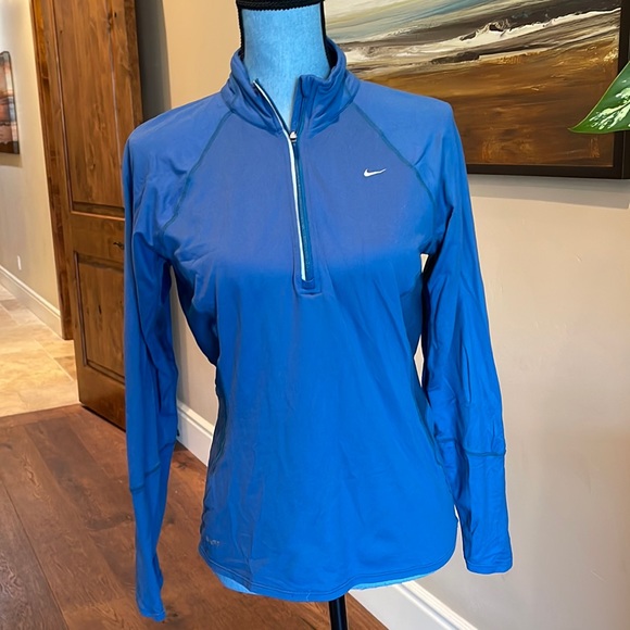 Tops - Nike dry fit 3/4 zip pullover long sleeve
